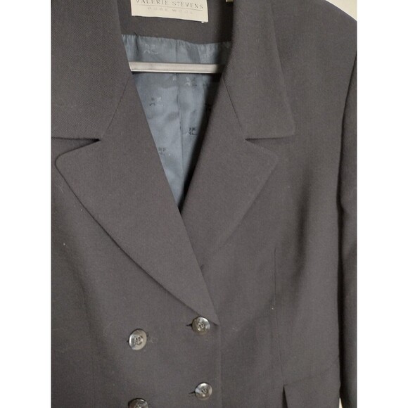 Vintage Valerie Steven’s  Wool Blazer Women’s Button Down Size 10 - Picture 10 of 13